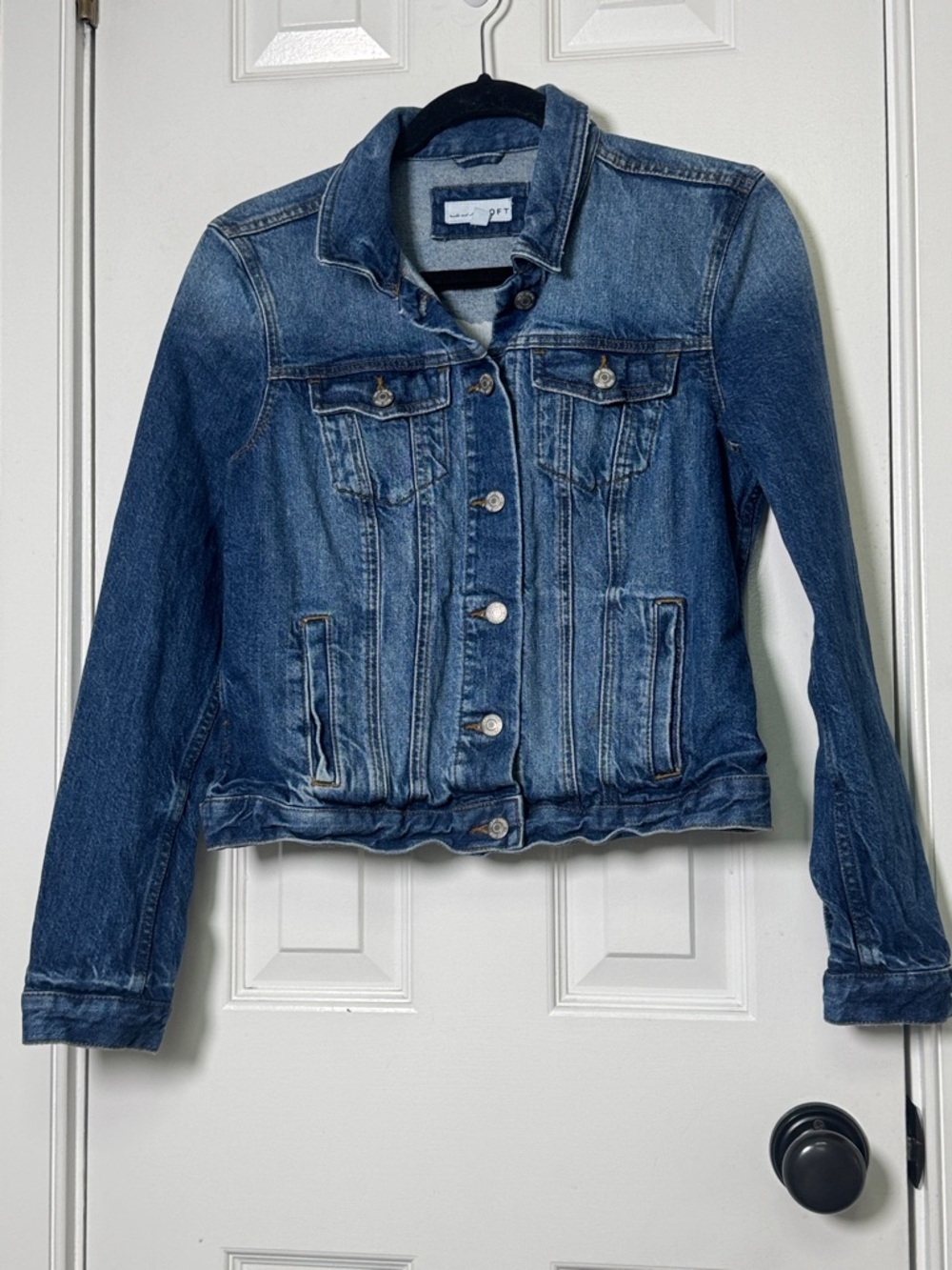 Disney Minnie Mouse Denim Jacket Loft Custom Embroidered Y2K Parks Outfit Small - Picture 5 of 5